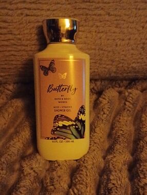 Bath & Body Works Yellow Butterfly Shower Gel